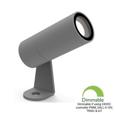 Φωτιστικό Σποτ LED 3W 24V 250lm 30° IP65 3000K Θερμό Φως Dimmable Γκρι 21-3113-10 Φωτιστικό Σποτ LED 3W 24V 250lm 30° IP65 3000K Θερμό Φως Dimmable Γκρι 21-3113-10
